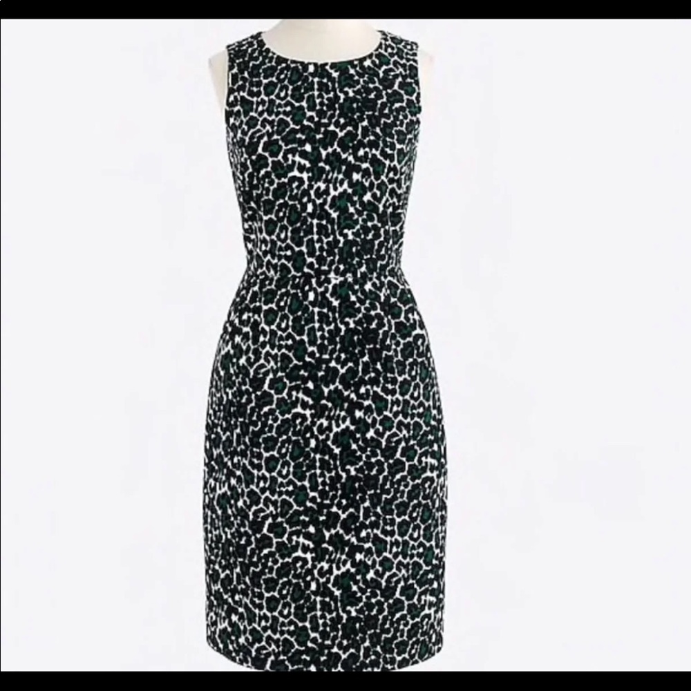 Jcrew knee length pattern dress
